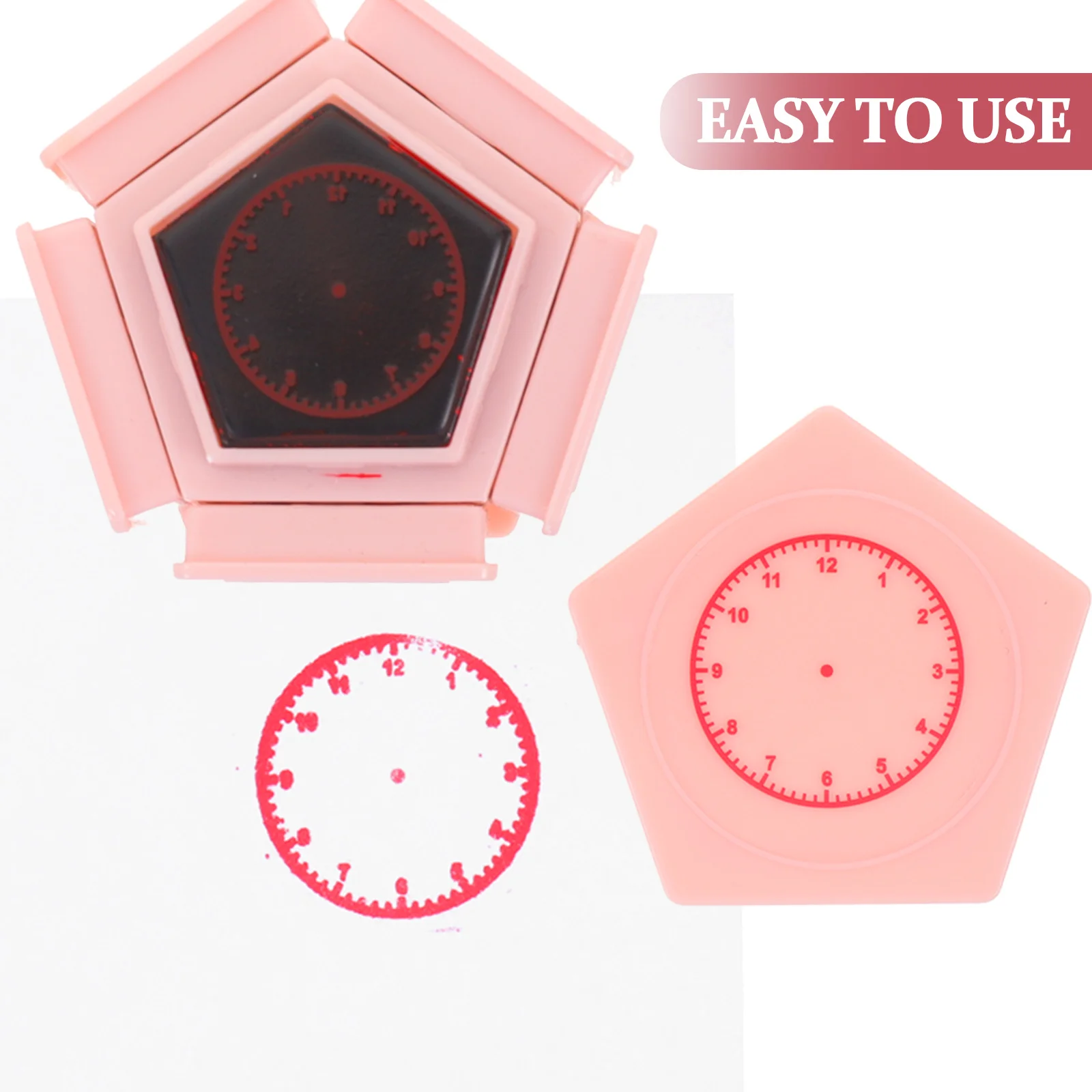Handwriting Roller Stamp Children's Learning Chapter Letter Stamps Multi-function Teacher Multipurpose Pink Toddler Postage