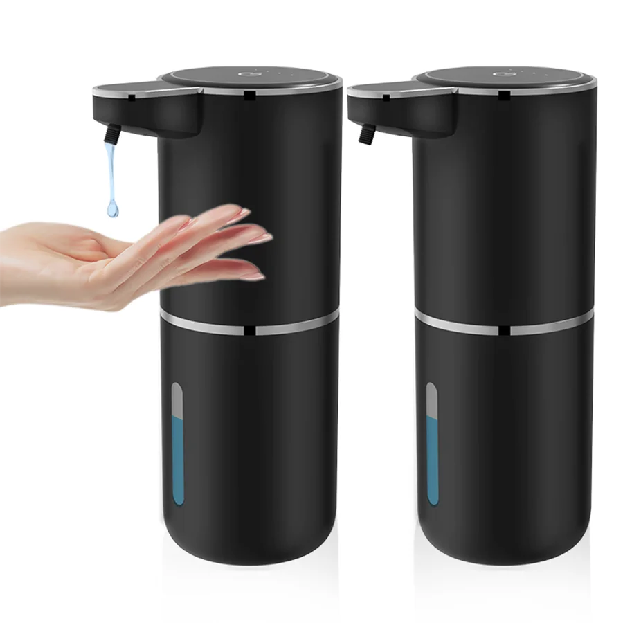 380ml capacidade ipx5 à prova dwaterproof água mão desinfetante bomba máquina de lavar 4 níveis sensor inteligente touchless elétrico automático dispensador sabão