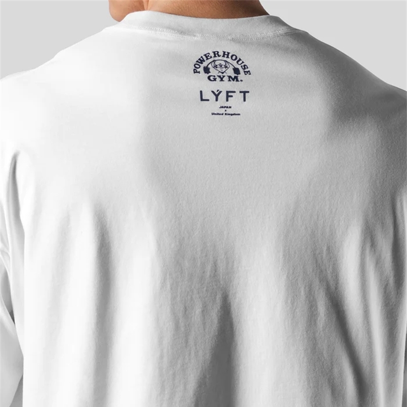 LYFT Gemeinsam Männer Laufsport Baumwolle T-shirt Gym Fitness Bodybuilding Lose Druck Hemd Sommer Männlich Jogging Training T Tops