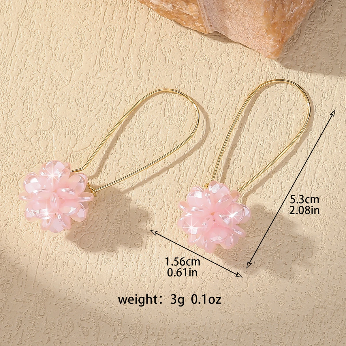 ZAKOL Orecchini pendenti con conchiglia imitazione moda coreana Orecchini pendenti con fiore in zirconi di cristallo bianco Accessori per feste per le donne
