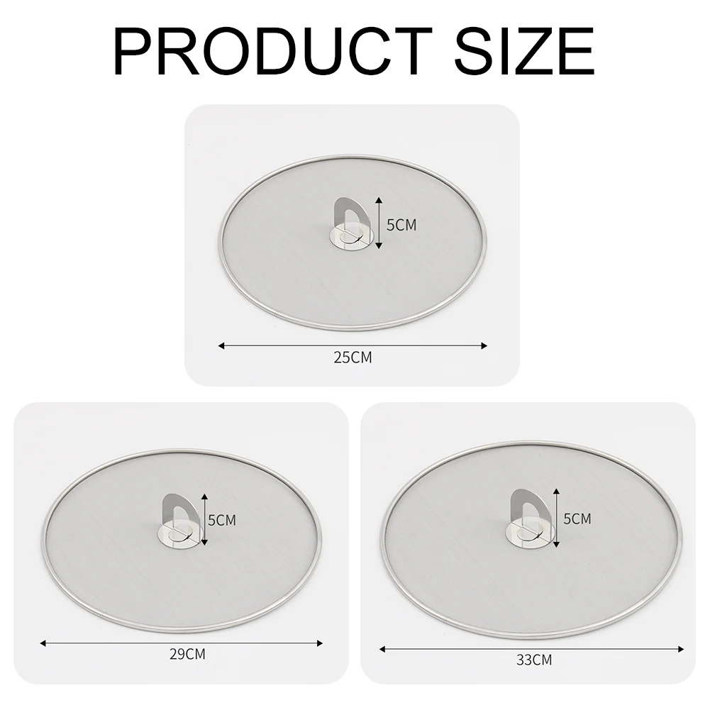 Roestvrij Staal Oliebestendig Mesh Koken Anti Splatter Split Guard Keuken Gadget Splatter Proof Olie Cover Mesh Pot Deksel Koekenpan