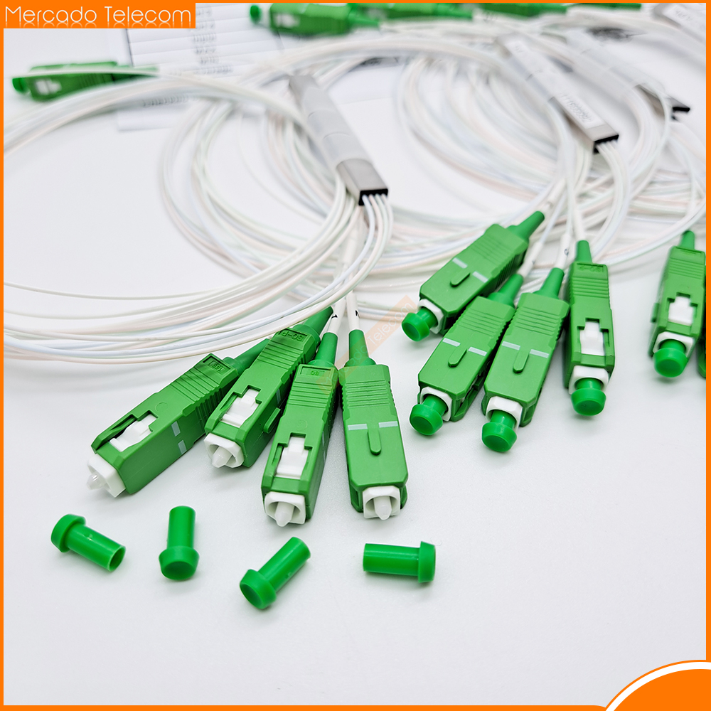 Chất Lượng Cao 10 Cái/lốc 1X2 1X4 1X8 1X16 1X32 PLC SC/APC SM 0.9Mm Chất Lượng Cao 1M Cáp Quang FTTH Bộ Chia SC APC