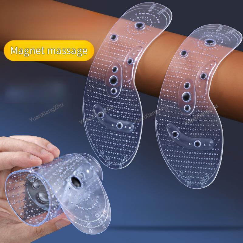 Digitopressione sul piede Solette Magnete Massaggio Soletta in silicone per scarpe per uomini medici aumentano il tempo Le donne perdono peso Suola per scarpe