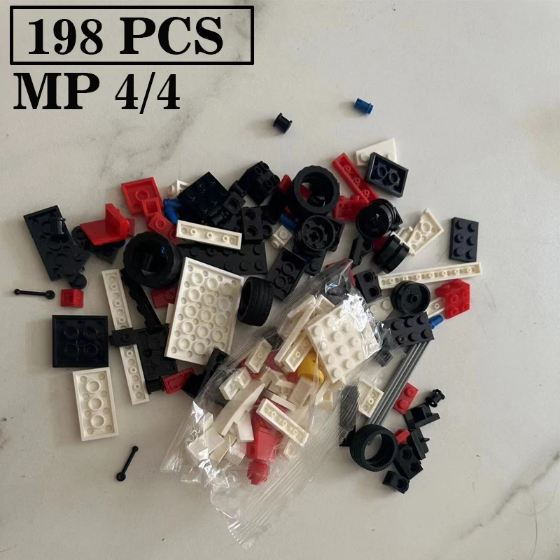 Новый MP4/4 Team Stake Super Race Car Model Building Kit Creators Block Bricks