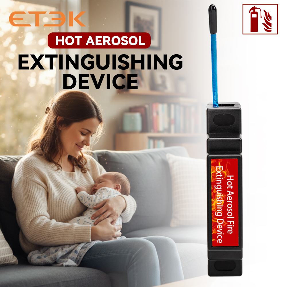 ETEC Hot Aerosol brandblusapparaat.