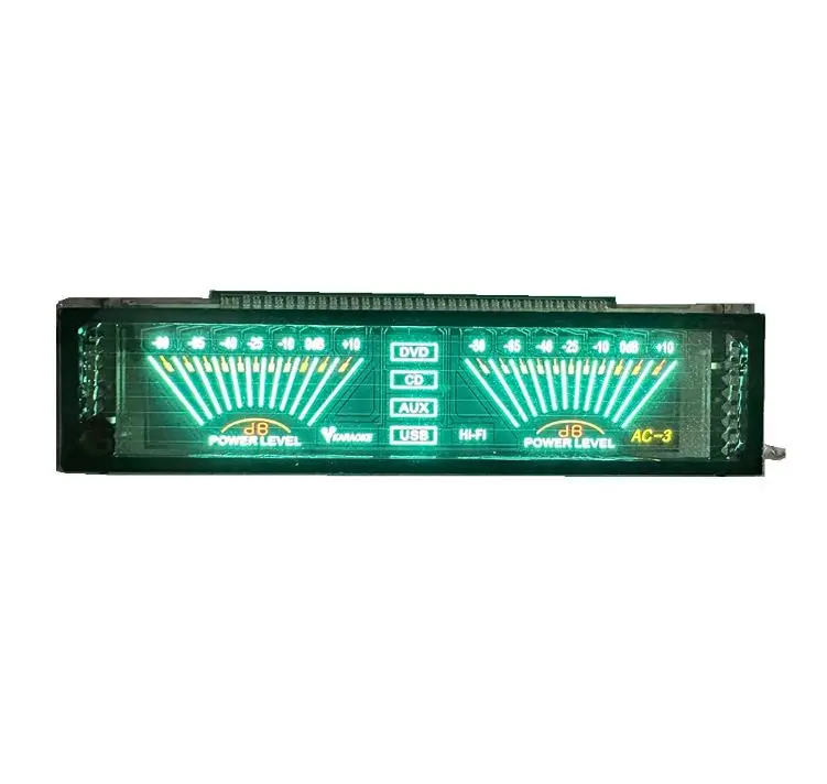 Display dello spettro di frequenza Audio musicale Display VFD fluorescente sottovuoto indicatore del misuratore di livello VU