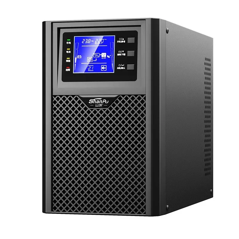 2000VA 1800W อินพุต 220V และเอาต์พุต 220v Shanpu UPS Pure Sine Wave ออนไลน์ UPS แหล่งจ่ายไฟ UPS 2kva