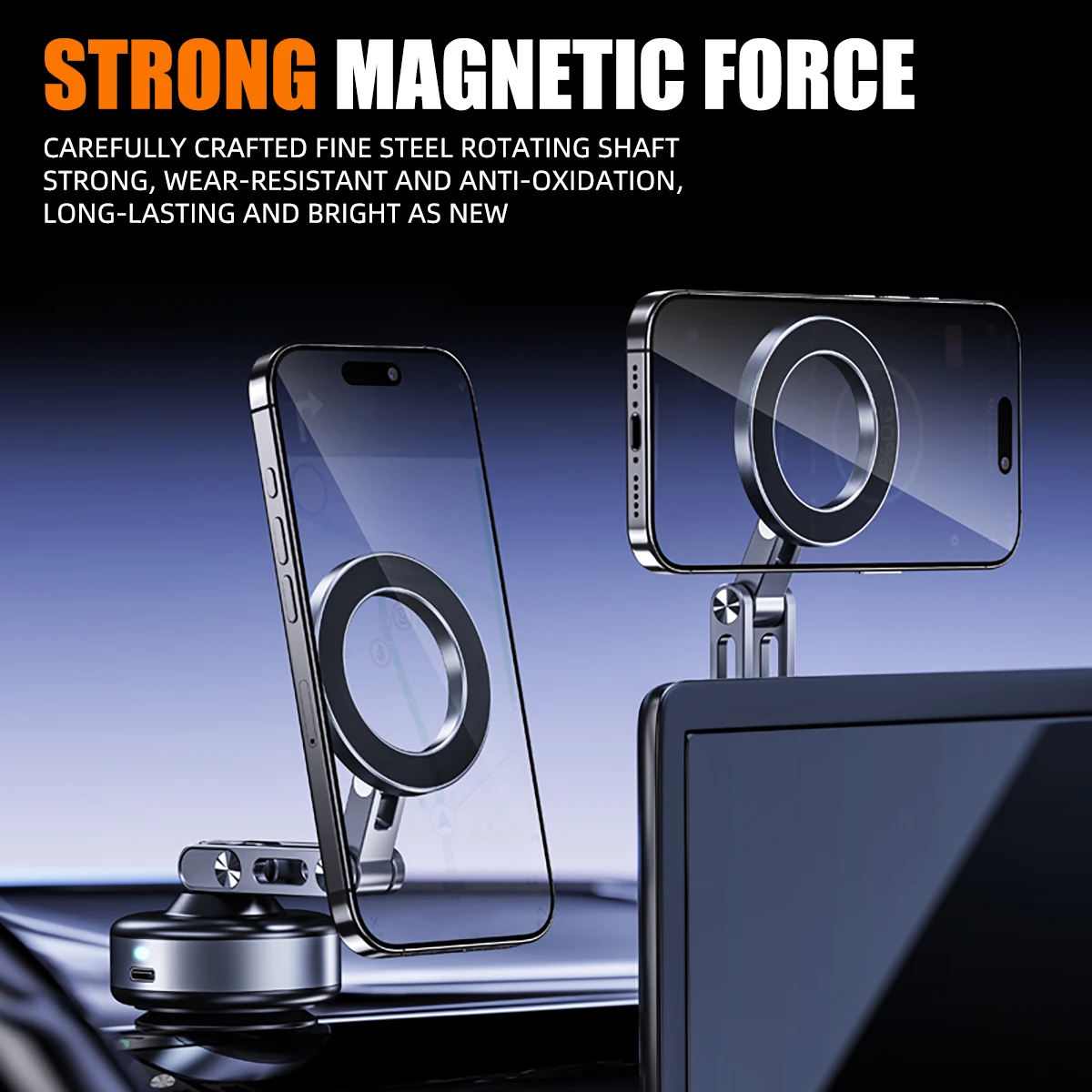 Vakuum Magnetischer Saugnapf Auto Handy Halterung Universal Klapp Telefon Ständer Universal Auto Telefon Ständer für 4-7 Zoll