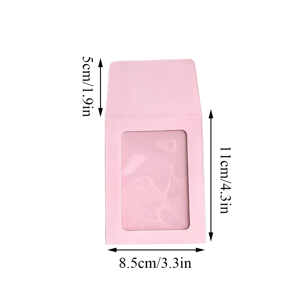 10pcs/pack Candy Color Envelope Card Sleeve Ins Idol Photo Card Holder Ins Toploader Protective Bag Cards Packaging Bag