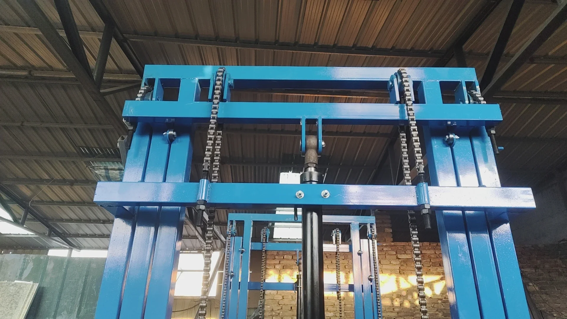 4 m, 6 m, 8 m Hub, 1000 kg, hydraulisches elektrisches Gerüst, mobile Materialhebebühne mit Fernbedienung, CE-Zertifizierung