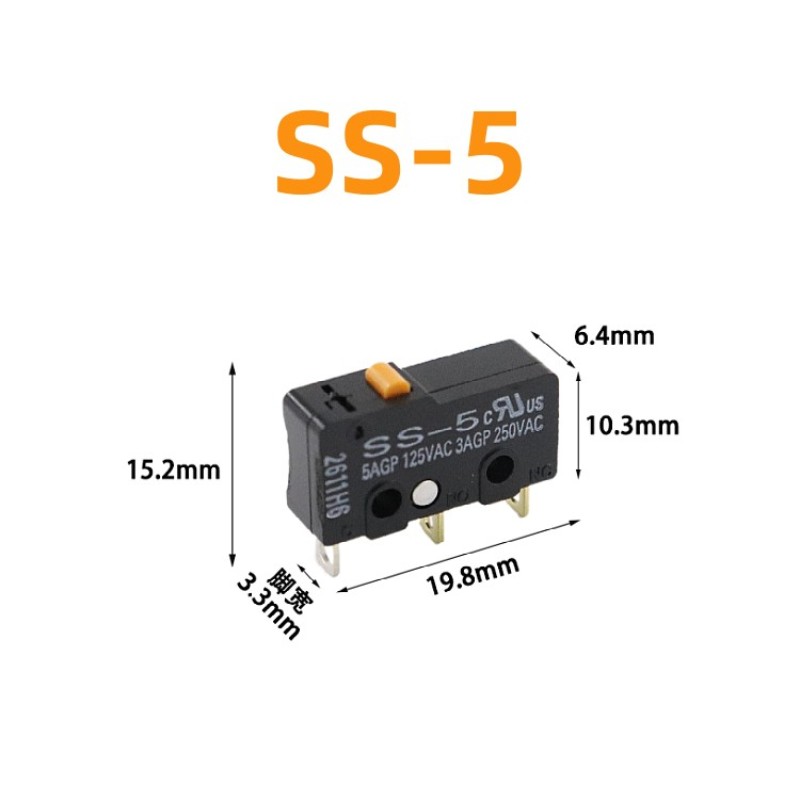 5 pz Nuovo Originale Limite Micro Interruttore SS-5D SS-5 SS-5GL SS-5GL2 SS-5GL13 SS-5-F -5GL-F SS-10 SS-01 GL GL2 GL13 -5GL111 Per OMRON