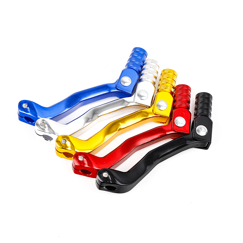 ユニバーサルCNCアルミモーターサイクルギアシフター,ペダルレバー,ホンダ,ヤマハ,カワサキ,スズキ,オフロード車,ATVアクセサリー