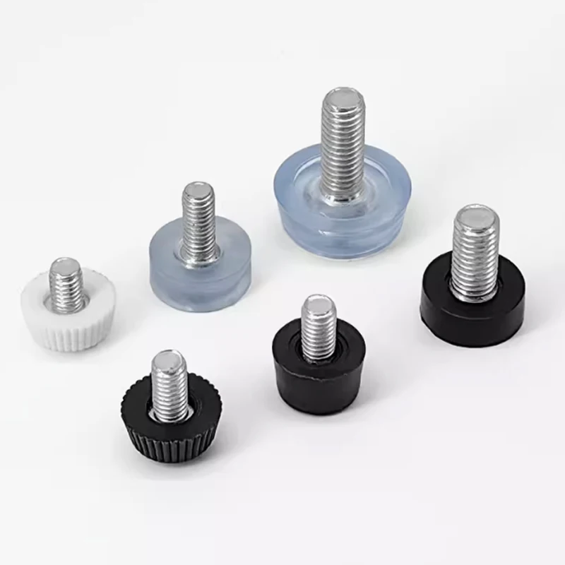 1/2/5 Pcs Adjustable Furniture Leg Pad Table Leg Height Adjustment Screw-in Base Sofa Bed Cabinet Leveling Foot Anti-slip Pads