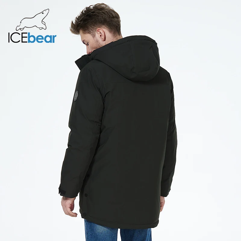 Icebear-暖かい防風コート,冬の衣類用の厚いパーカーmwd3239i,2023