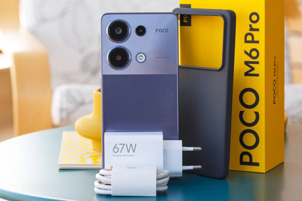 【Estreia mundial】POCO M6 Pro Smartphone 5000mA 67W carregamento com fio Helio G99 Ultra 6.67 Fluxo AMOLED 120Hz AMOLED 64MP Câmera NFC