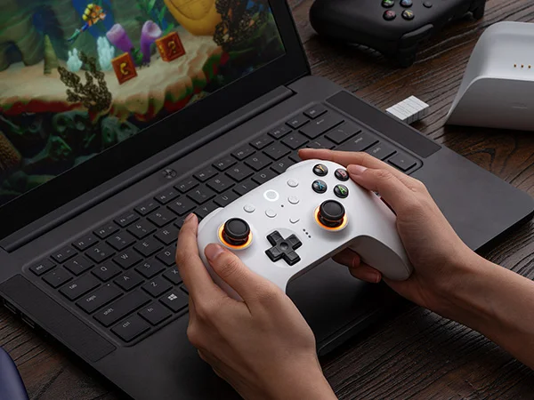 8BitDo Ultimate 2.4G Wireless / Ultimate 2, Hall / TMR Joystick Controller with Charging Dock for PC, Windows 10, 11, Android