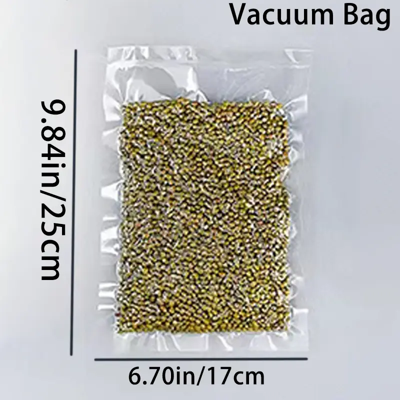 เครื่องซีลสูญญากาศ 220V เครื่องบรรจุภัณฑ์อัตโนมัติ เครื่องซีลสูญญากาศอาหาร พร้อมถุงสูญญากาศฟรี 10 ชิ้น เครื่องซีลอาหารสูญญากาศในครัวเรือน