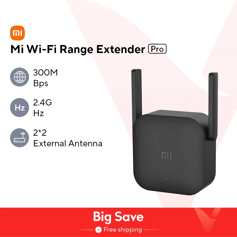 Nieuwe Originele Xiaomi Wifi Versterker Pro 300M 2.4G Repeater Netwerk Expander Range Extender Roteader Mi Draadloze Wi-Fi router