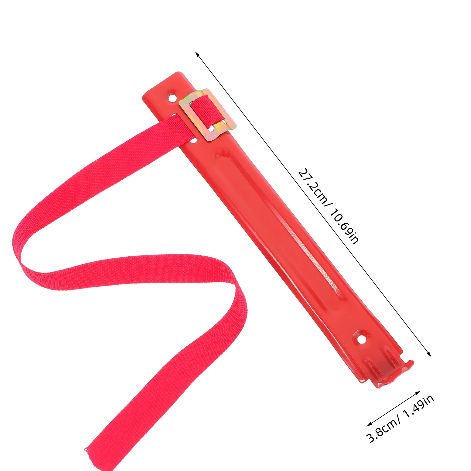 2pcs Fire Extinguisher Hook Brackets Holders Hanger Heavy Duty Wall Mount Red Space Saving Easy Installation Versatile Use Fire