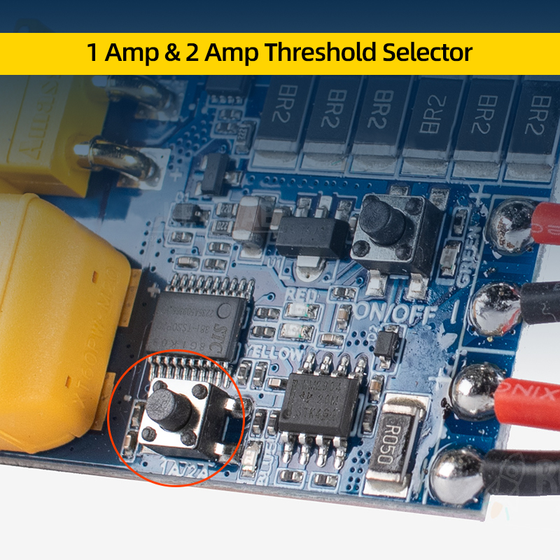 VIFLY ShortSaver 2 V2 ควันฟิวส์อิเล็กทรอนิกส์ 2-6S Lipo XT30 TX60 Short-Circuit/Over-Current สําหรับ FPV Racing