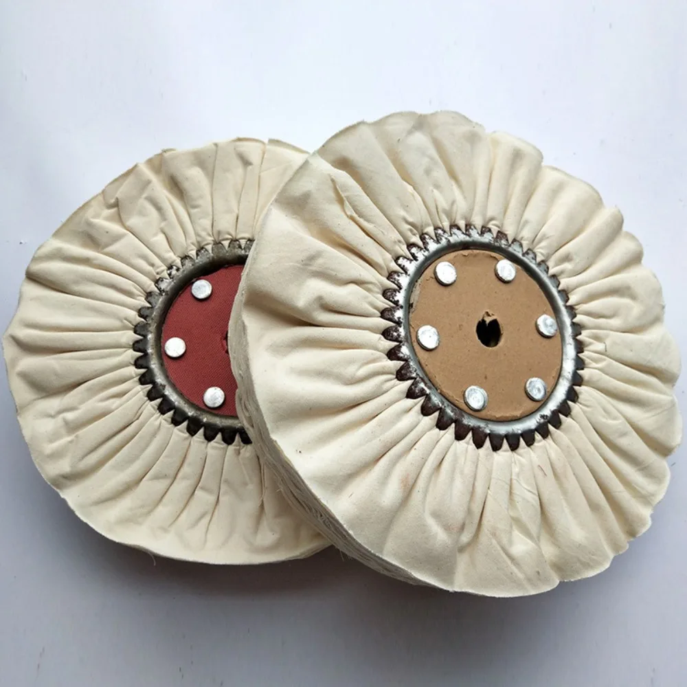 1 piece: Anti-down flannel wind wheel thickened 66 pages twill stainless steel mirror polishing wheel acrylic polishing wheel