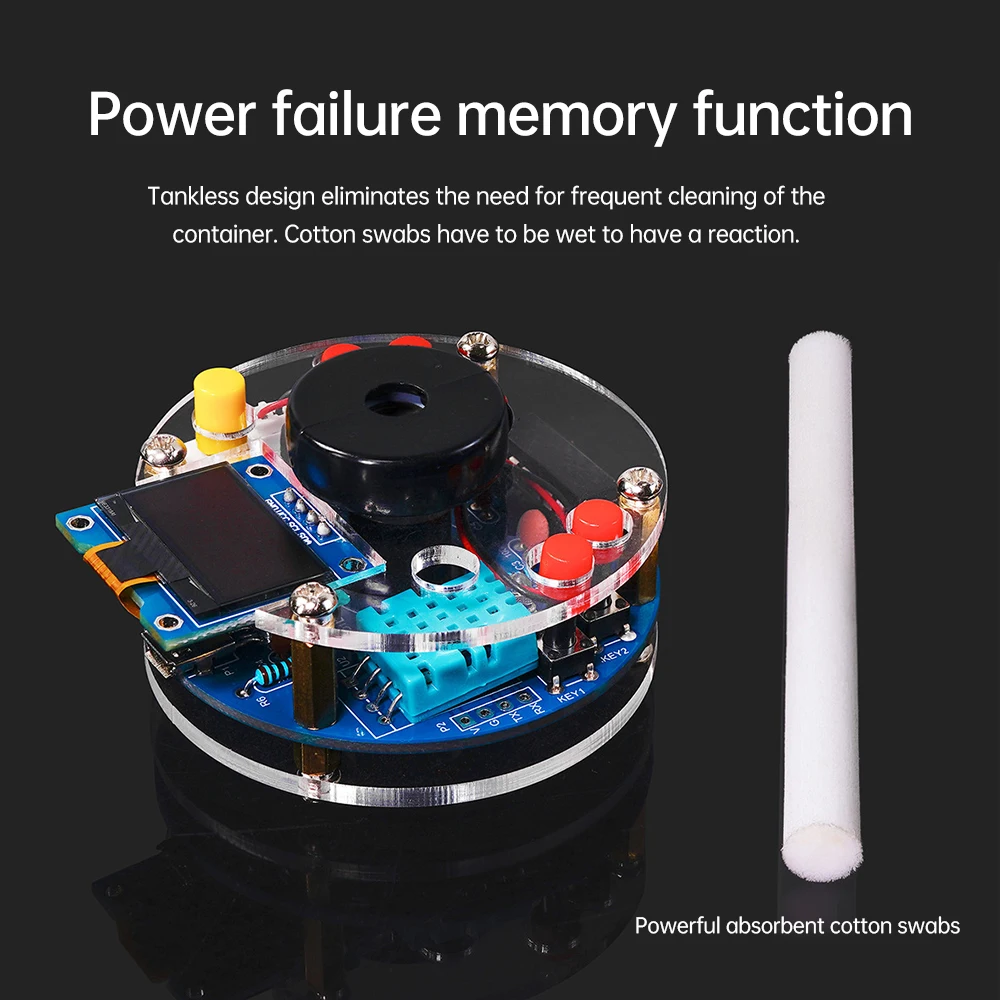 Oled Display Humidifier Mist Diy Kit Usb Humidifier Electronic Diy Kit Circuit Board Manufacturing Welding Practice