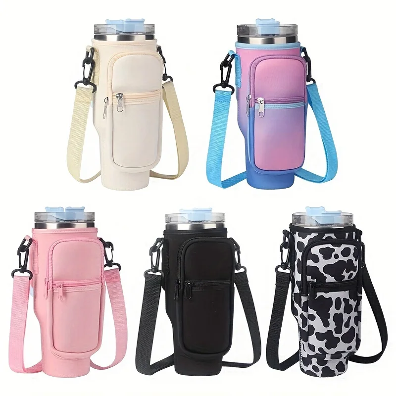 Ice Brave Cup Cover, bestehend aus zwei Aufbewahrungsbeuteln (kann Mobiltelefone und verschiedene Gegenstände aufnehmen), geeignet für 30-Unzen- und 40-Unzen-Becher