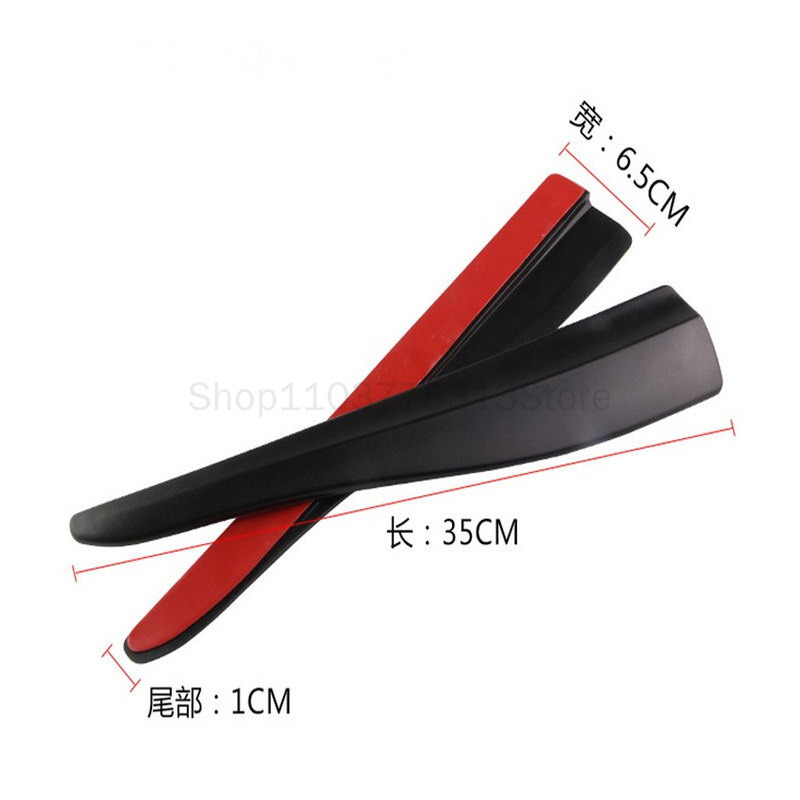 Protector de esquina de parachoques trasero delantero de coche, protección de borde anticolisión, tira decorativa, accesorios universales para coche