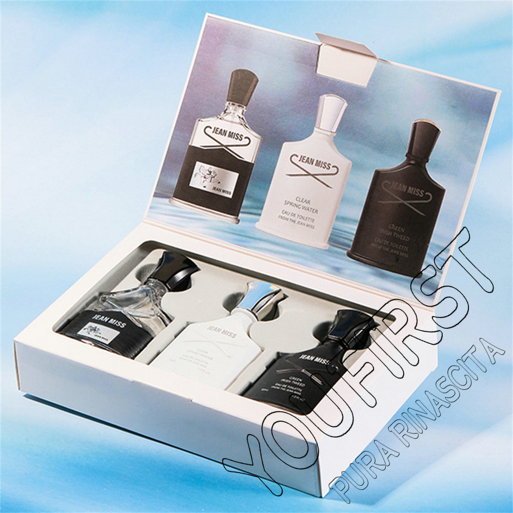 Frische natürliche 90ml Parfüm Männer Geschenk box 3 stücke Set dauerhafte Köln Duft parfum męskie charmante Mann Parfums Hombres Originale
