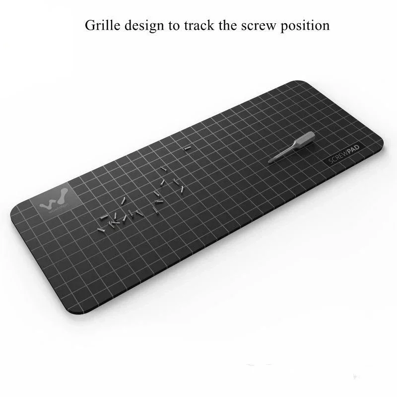 Magnetic Memory Plate Mat for Wowstick Screws - For Electric & Magnetic Screws, 1FS, 1P+, 1F+ Kits with Stickers