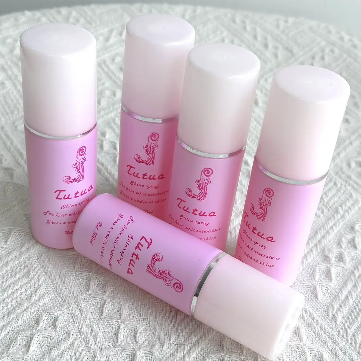 Pruikverzorgingsoplossing Haarsysteem Antikroezen Gladde klitten Bescherming Synthetisch haar Antistatische conditionerspray