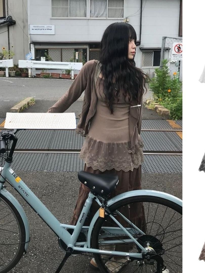 Spring 2025 New Sle Women's Embroidered Lace Trim Slim Fit Tank Top with Tulle Underlay Patchwork Skirt Layered Wear Base S...