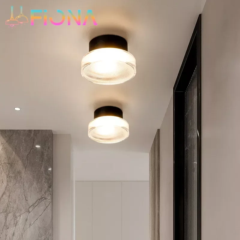 Moderna lâmpada de parede redonda led acrílico luz arandela sala estar aisel corredor quarto banheiro decoração casa iluminação interior