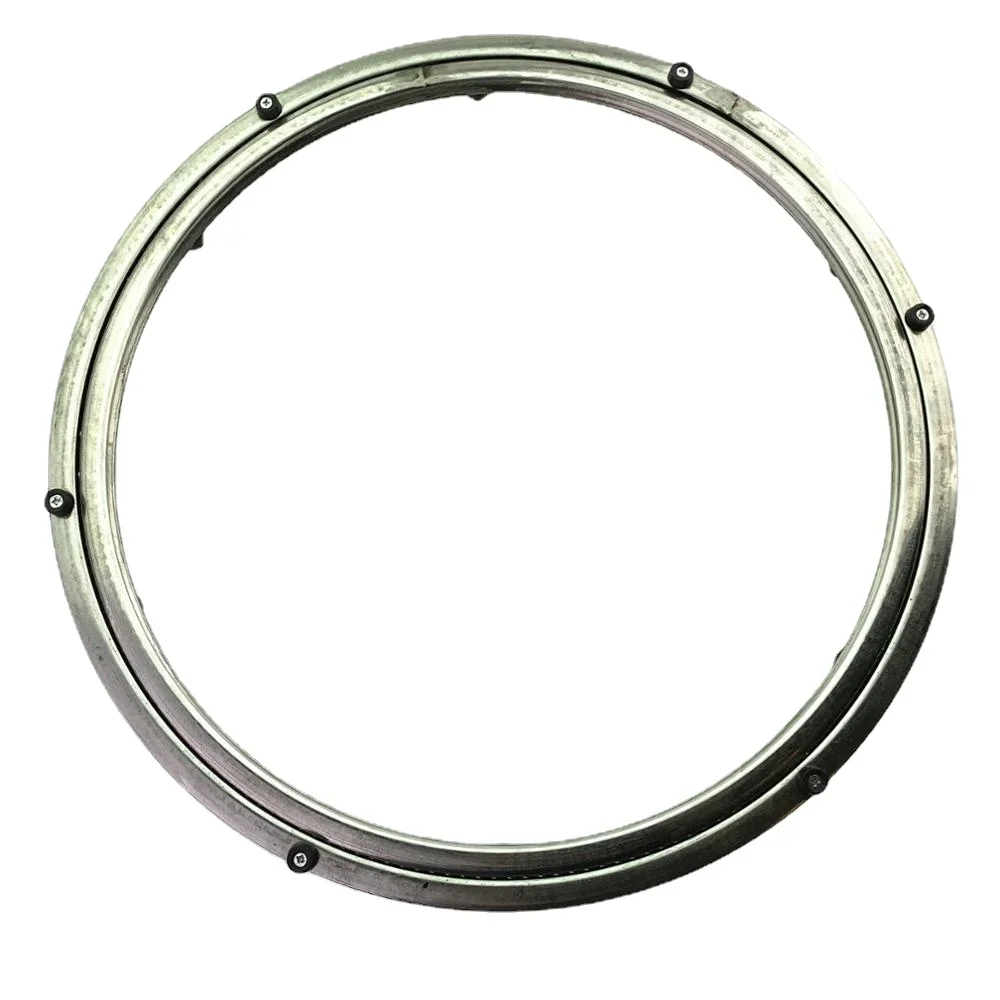 38Cm, nhẫn Nam Inox Lẩu Bàn Xoay Đế Xoay Bàn 2 Chiều Kính Bàn Xoay Ròng Rọc Core Bàn bề Mặt