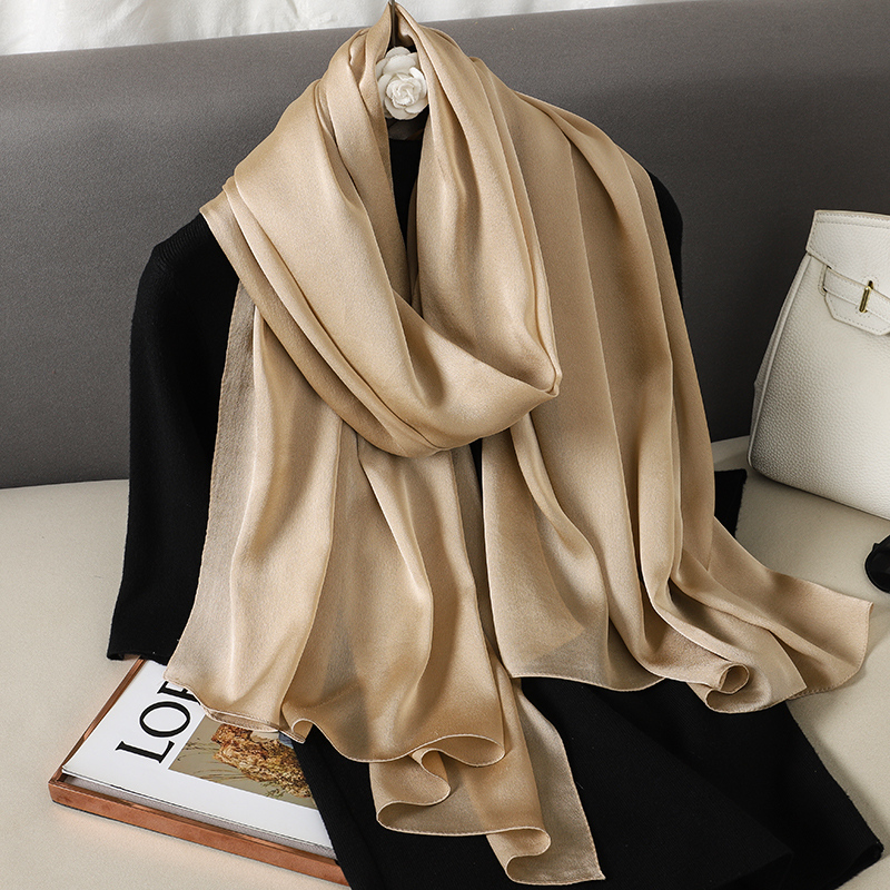 90*180cm moda luxo cor sólida lenço de seda feminino macio lenços cabeça envoltório hijab ao ar livre silenciador longo xale toalha de praia