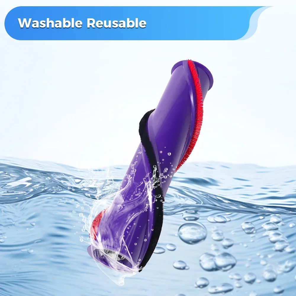 Brush Roll Replace Vacuum Cleaner Part For Dyson V8 Compatible Cordless Brushroll Cleaner Head Brush Bar Roller Part Replacement