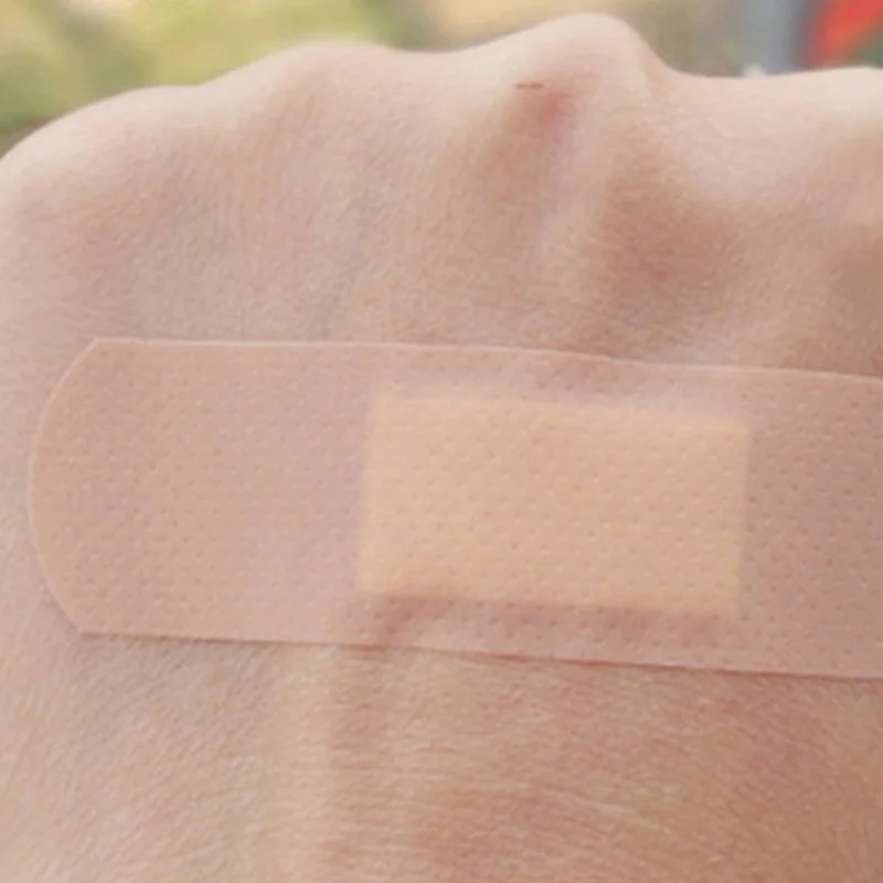 100 Stück/Rolle Pflaster 72 x 19 mm Erste-Hilfe-Streifen Patch für Kinder Erwachsene Haut Wundauflage Gips Patch Klebeverbände
