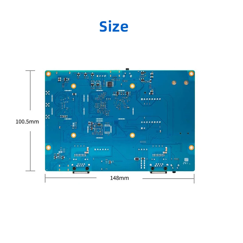 Banana Pi OpenWrt One MediaTek MT7981B 1GB DDR4 2.5GbE RJ45 y Gigabit Ethernet RJ45 256 MiB SPI NAND enrutador inteligente + caja de alimentación