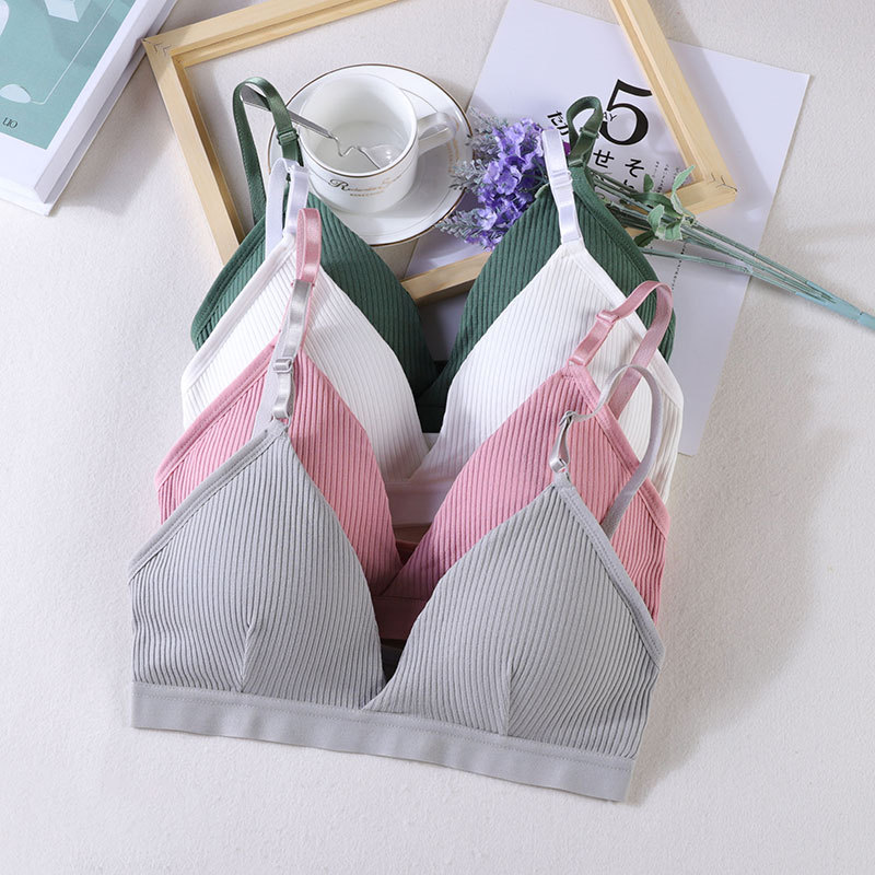 1/2 Pcs Frauen Sport Bhs Dreieck Tasse Unterwäsche Weibliche Atmungs Eingewickelt Rohr Top Sexy Schönheit Zurück Einstellbare Sling Bh Weste