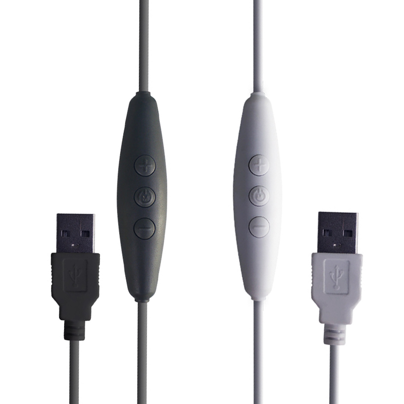 USB-Dimmer, 1,5 m Kabelverbinder mit Schalter, 4K-Erfrischung, stufenlose Dimmung für 5 V LED-Streifen, Lichterkette, USB-Lampe, kein Stroboskop, Flimmern