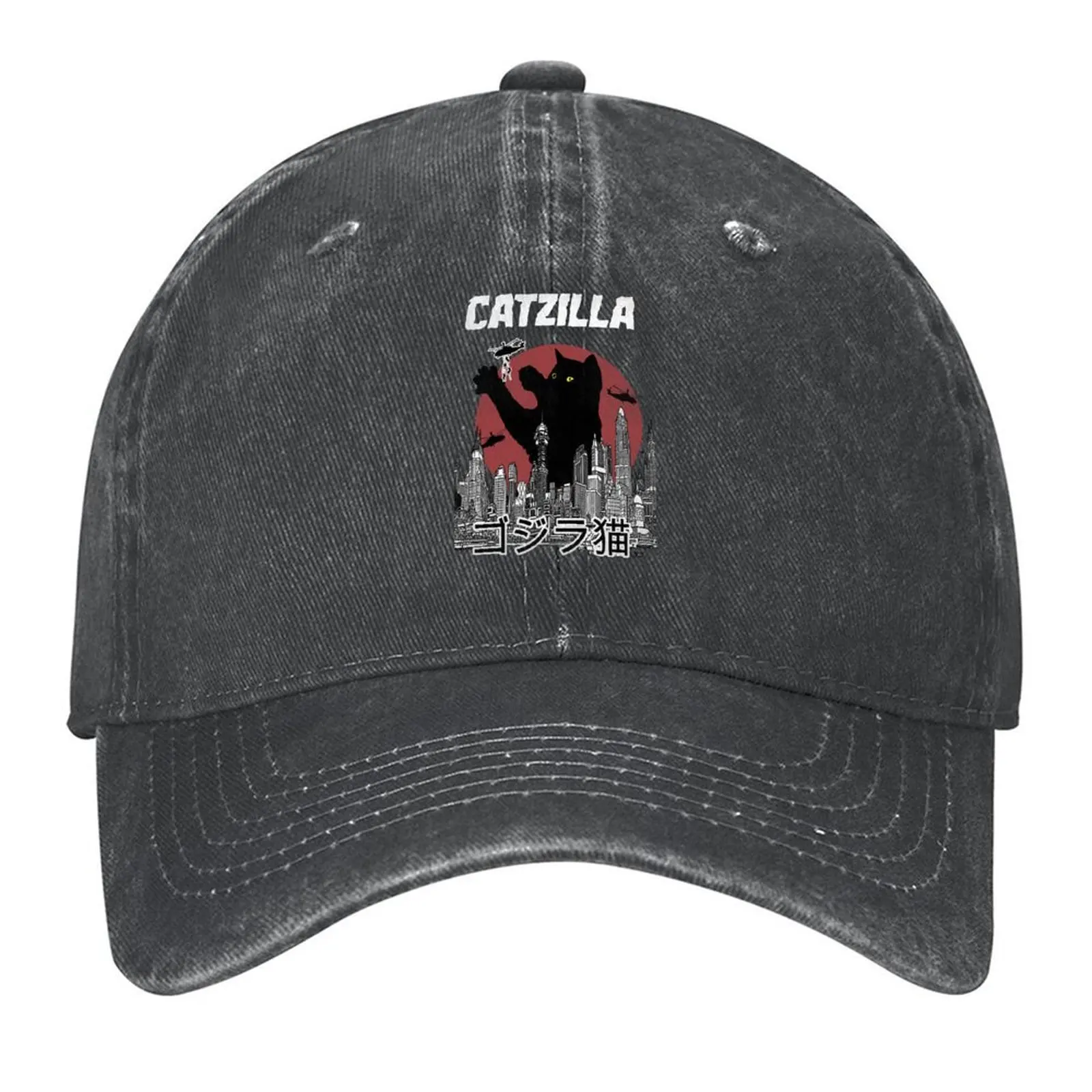 Topi Bisbol Vintage Catzilla Topi Desainer Topi Taktis Militer Topi Memancing Topi Keras Topi Wanita untuk Matahari Topi Pria