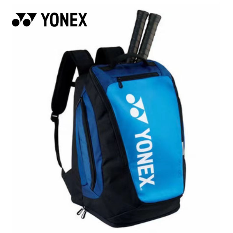 Yonex กระเป๋าไม้เทนนิสสำหรับทุกเพศ, กระเป๋าเป้สะพายหลังความจุมากกันน้ำกลางแจ้งลำลองกีฬาแบดมินตัน