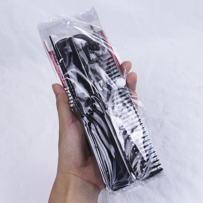 หวีผม 10 ชิ้น/เซ็ต หวีผมมัลติฟังก์ชั่น ป้องกันไฟฟ้าสถิต ดูแลเส้นผมและชุดเครื่องมือเสริมความงามอุปกรณ์เสริมสไตลิสต์