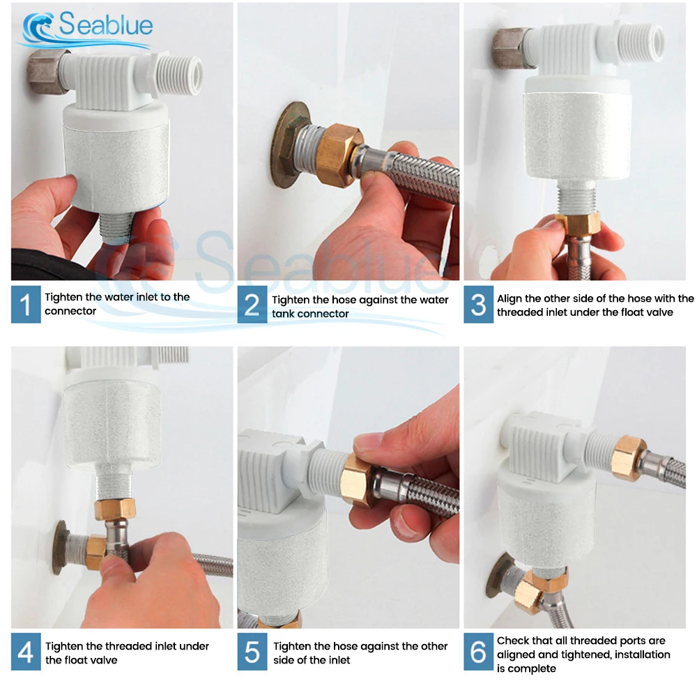 1/2" 3/4" 1"Automatic Float Valve Water Level Control Device Easy To Install And Remove Efficient And Convenient Side / Top Feed