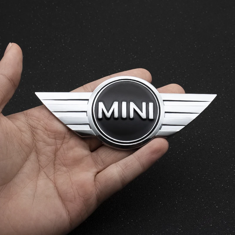 Para Mini Cooper One S Countryman Clubman JCW F55 F56 R55 R56 R60 accesorios 1 Uds 3D Metal pegatina para carrocería de coche emblema insignia calcomanías