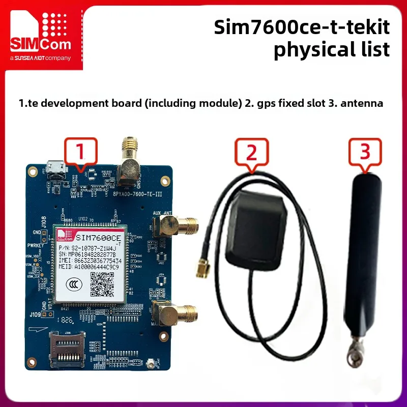 SIMCom Core Signal Multifunctional Compatibility 4G Module SIM7600CE-T-TE Core Evaluation Development Board