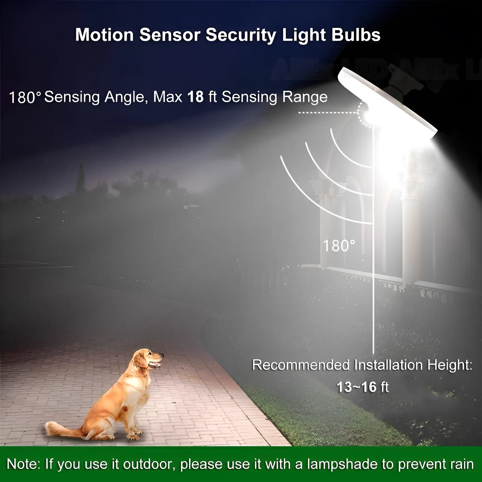 Luces de techo con Sensor de movimiento para el hogar, lámparas de pared de 18W, 24W, 36W, 50W, 60W con Sensor de luz nocturna PIR, E27, UFO