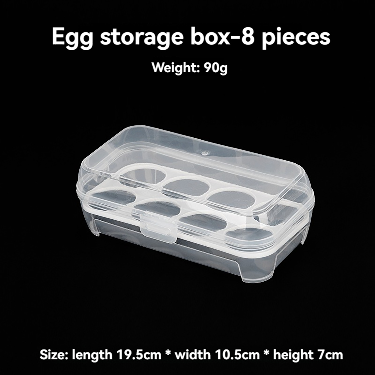 Caja de almacenamiento para huevos a prueba de golpes para exteriores, bandeja para huevos inastillable portátil para acampar, caja de protección de plástico para el hogar, viaje a prueba de golpes