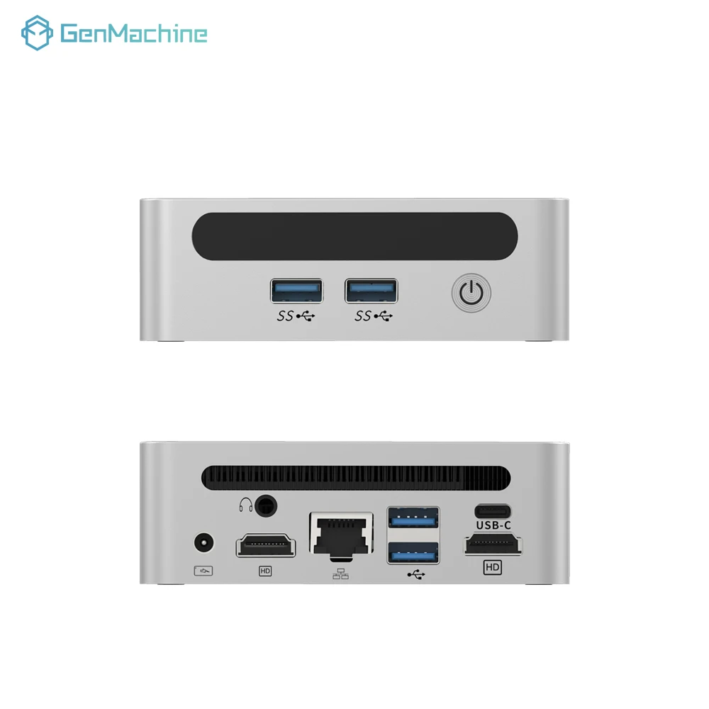 GenMachine AMD Ryzen 9 4900H ES Windows 11 8 Core 16 Filettatura 4,4GHz 54W MINI PC DDR4 WIFI6 RTL8852, BT5.2 Computer da gioco desktop