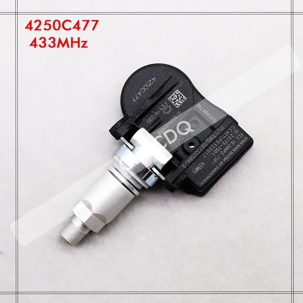 4 個車のタイヤ空気圧モニターセンサー TPMS 4250C477 三菱 ASX ランサーアウトランダーランサー ASX I-MIEV 433MHz
